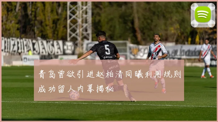 青岛曾欲引进赵柏清同曦利用规则成功留人内幕揭秘